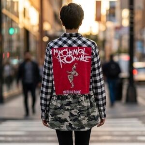 OOAK MY CHEMICAL ROMANCE TOP SZ SM-LG